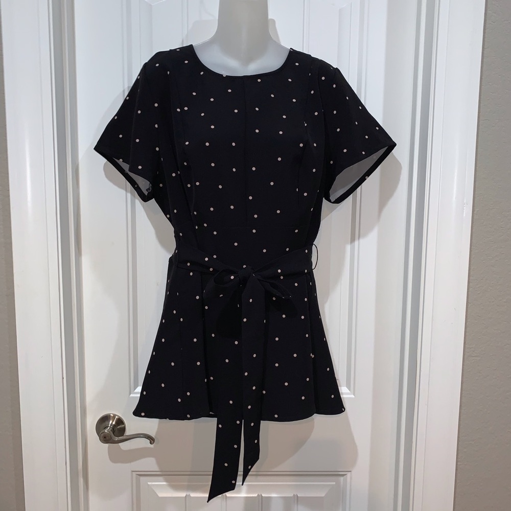 Lane Bryant Plus Black Top NWOT
